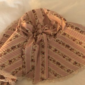 NWT LoveShackFancy Georgetta hat in macaroon